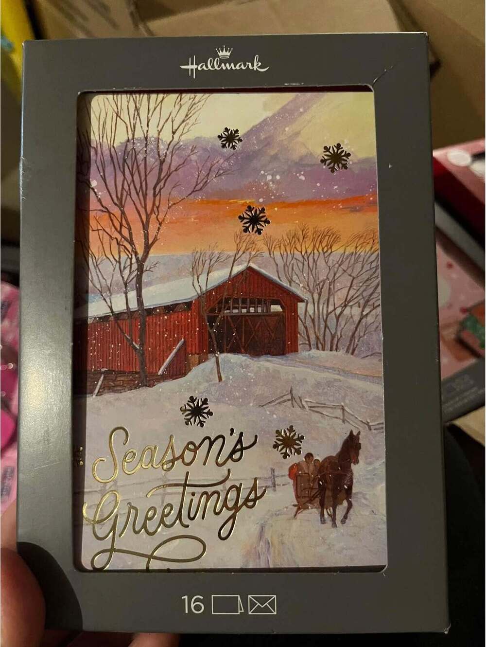 Christmas cards, 16 packs